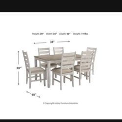 Dinning Table And Chairs