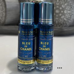 Bleu De Chanel Roll On Cologne Oil