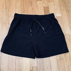 Ethika Women's Shorts M , Black Elastic Drawstring, Relaxed Fit, Excellent Condition , No Flaws 