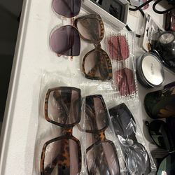 Fashion Nova Glasses, Purses, Curling Irons Etc 