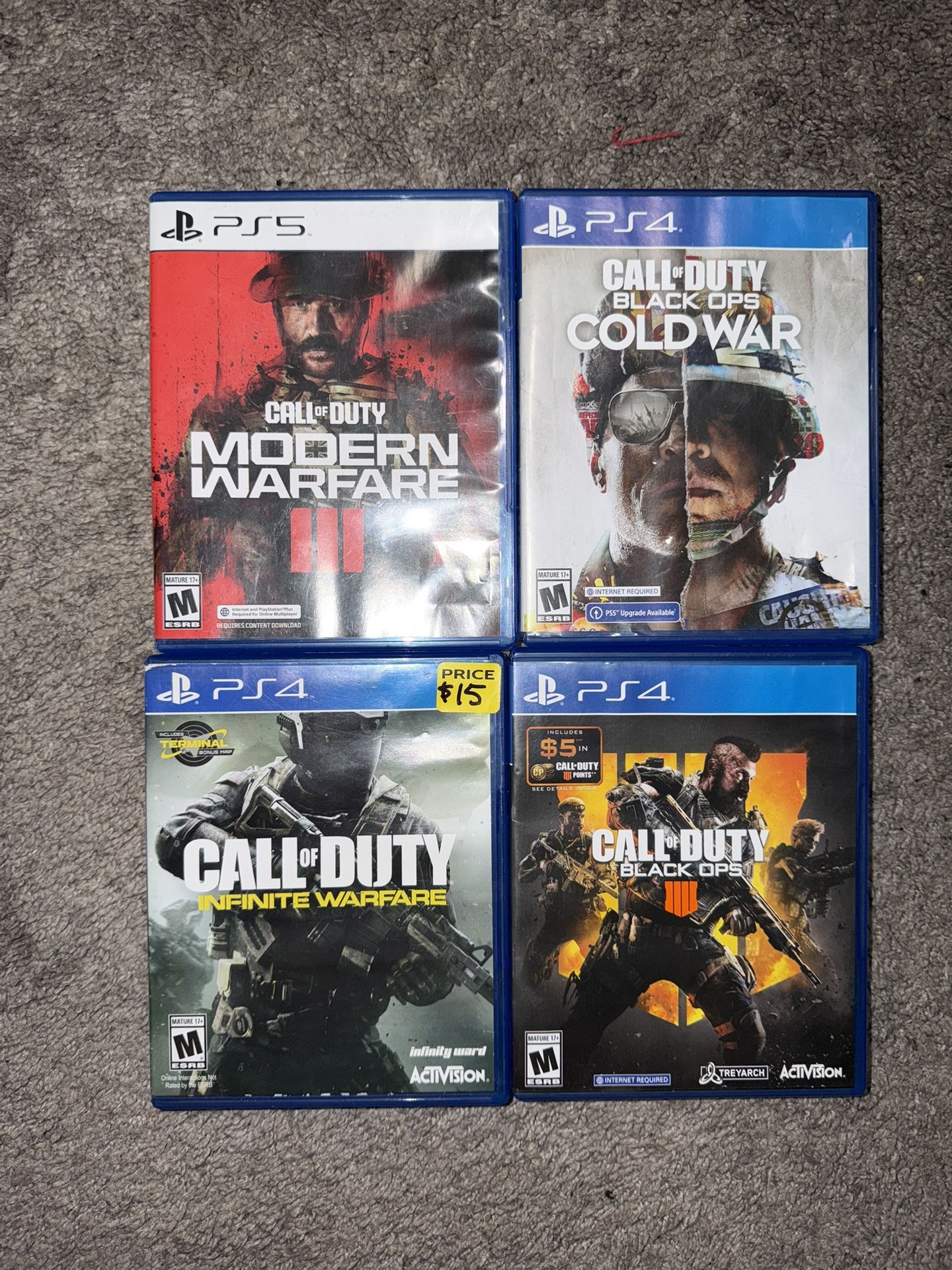 Call Of Duty Modern Warfare , Call Of Duty Black Ops 4 Bo4 Call Of Duty Cold War , Call Of Duty Infinite Warfare 