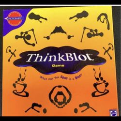 Thinkblot Game - What Can you Spot in a Blot - Adult Board Game vintage.