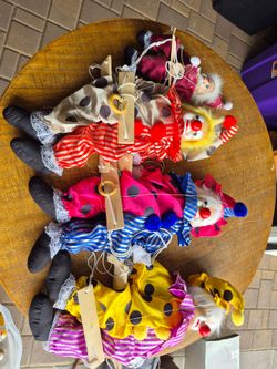 Clown marionette $50 for all 4