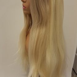 Lace Front Wig Blonde Straight BRAND NEW
