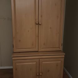 Hutch Cabinet For Scrapbooking, Crafts or office 