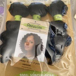 One 100% Virgin Remi human hair