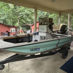 Boat With Motor Turn Key Water Ready 