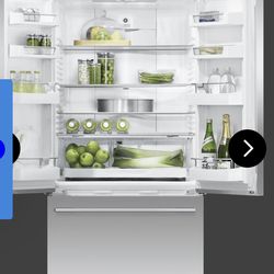 33” Fisher & Paykel French Door Built in Refrigerator