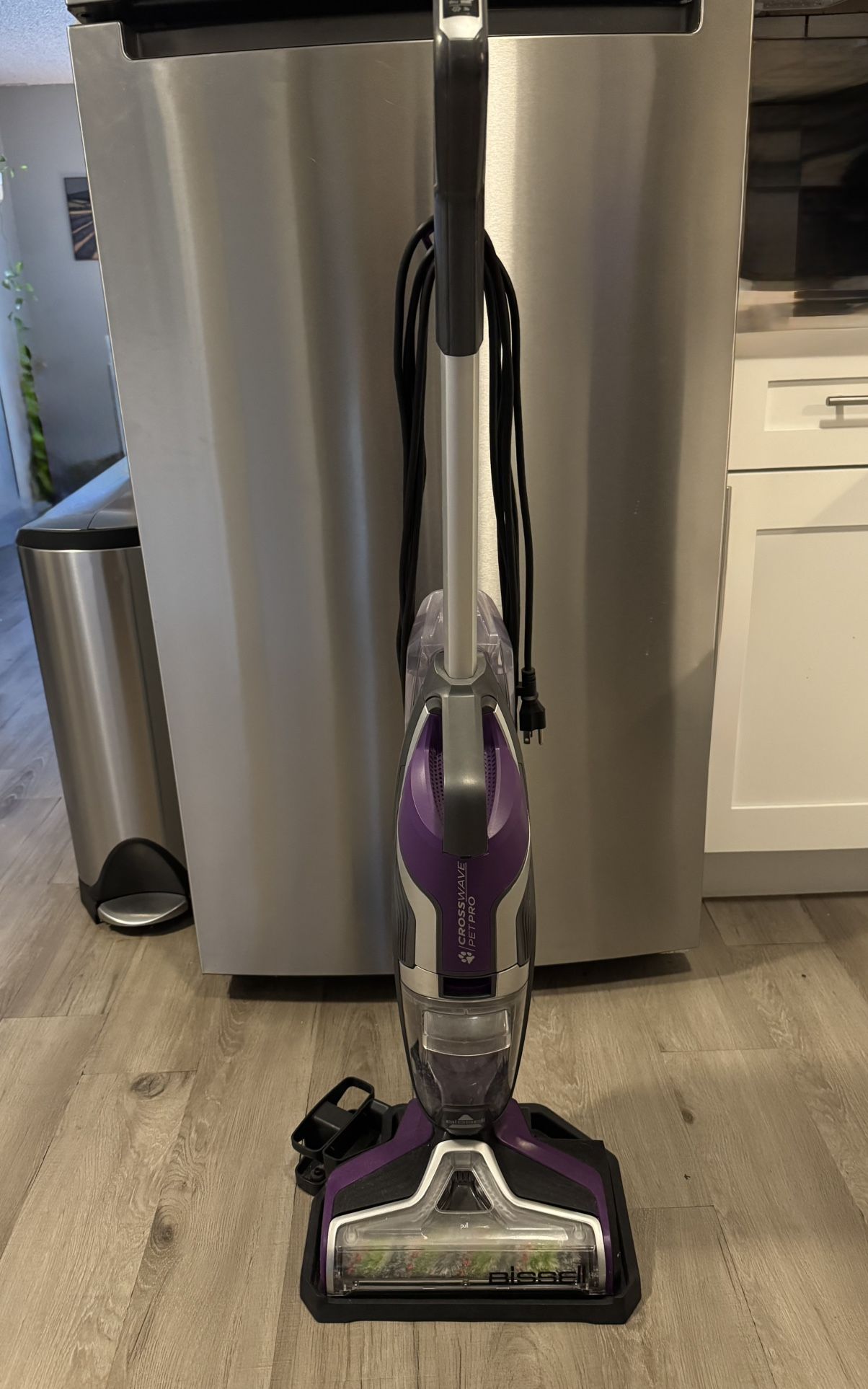 BISSELL Crosswave Pet Pro Wet Dry Vacuum Cleaner and Mop, Purple
