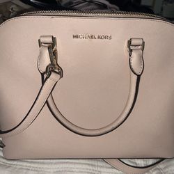 Michael Kors Pink Purse With Matching Wallet