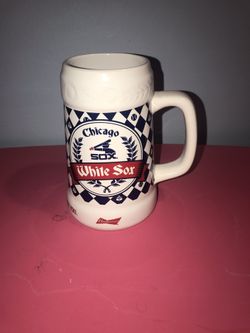 Collectible Chicago White Sox ceramic stein mug