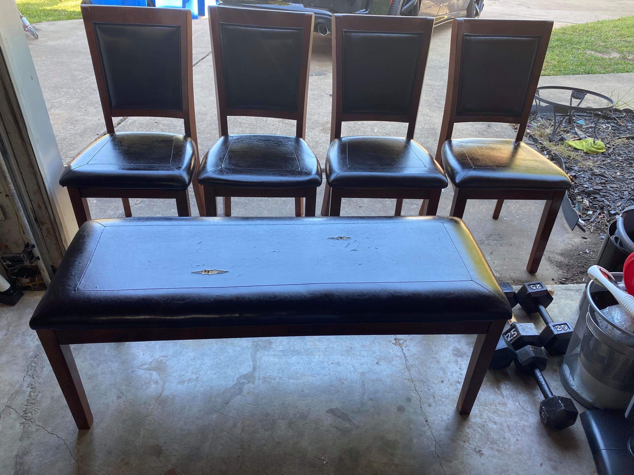 Chairs Set W/ Bench 