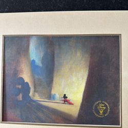 Mickey Mouse Lithograph