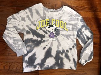 Tie-Dye Snoopy Sweatshirt Women Size L