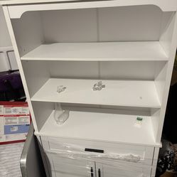 Book case with doors