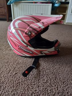 Pink O'Neal Motocross Helmet