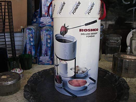 Roshco Deluxe Desert Nesting Fondue Set - Brand New