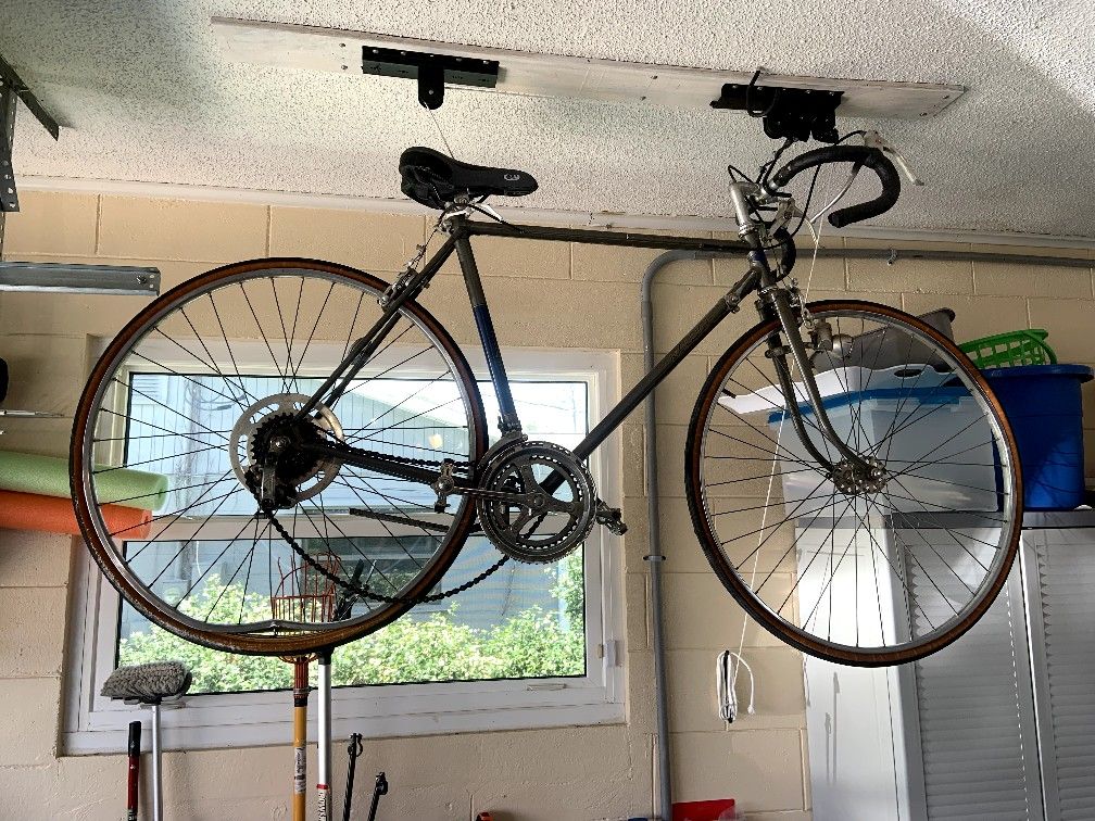 1973 10 speed Raleigh bicycle.