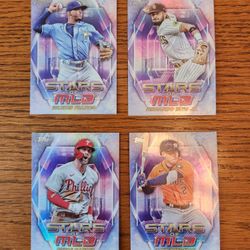 TOPPS 2023 STARS OF MLB BASEBALL CARDS, FERNANDO TATIS, HARPER, FRANCO, BREGMAN