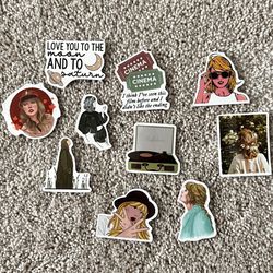 Taylor Swift Stickers (Pack of 10)