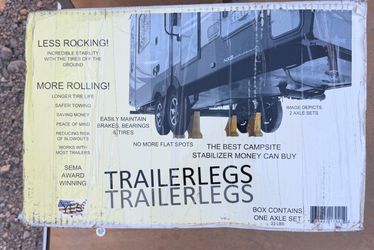 New, TrailerLegs Tire Saver Double Axel Set of 4