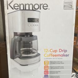 Brand New Kenmore Brews 4-12 Cup Slow Drip Coffeemaker Coffee Maker Stainless Steel Kitchen Appliance  