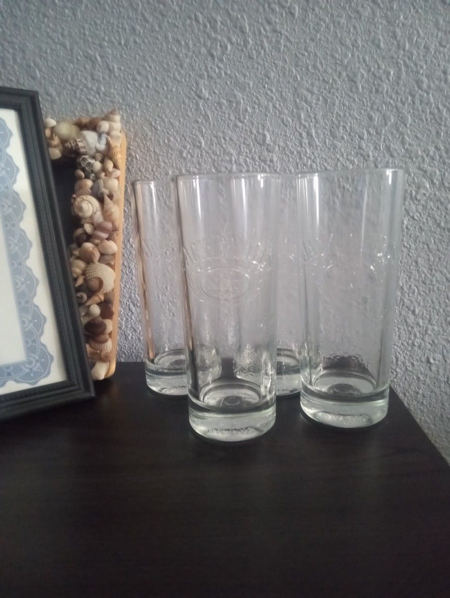 JACK DANIELS TENNESSEE WHISKEY BARREL HIGHBALL GLASS