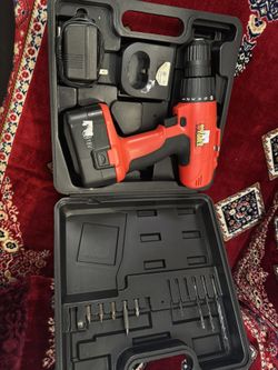 For 18V 18 Volt Cordless Power Powered Operated Battery Drill Screwdriver Tool Kit