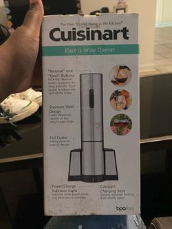 Cuisinart electric wine opener