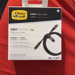 Brand New OtterBox (PREMIUM PRO CABLE USB-C to USB-C ) 6.6 feet with Magnetic Cable Manager. Works with Samsung, Google, Motorola and more. $25 OBO