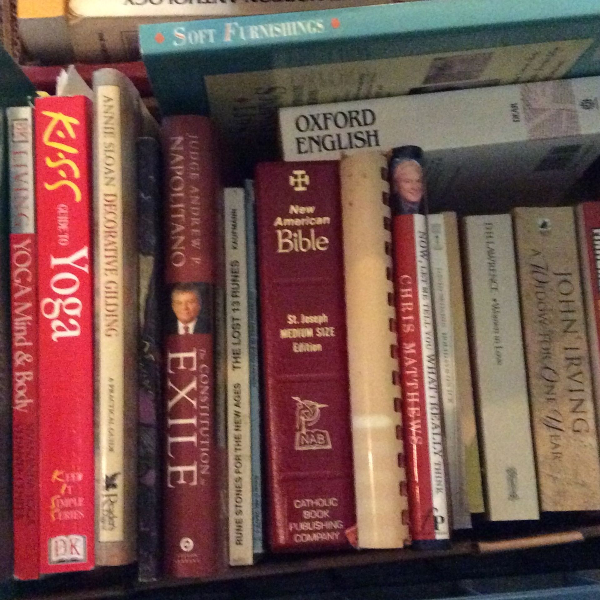 Various Book Titles. .50 - $1.00 Each.