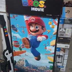 Mario And Peach Mario movie Retail Display (Read Discription)
