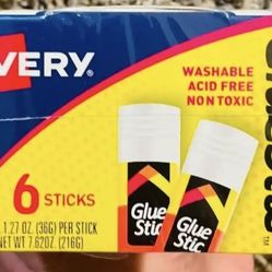 Six Pack Of Glue sticks 