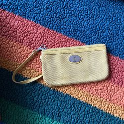 Fossil Wristlet, Mustard Yellow