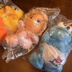 Set of 3 1984 Muppet Babies