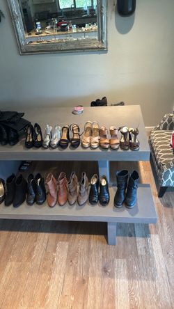 Shoes, boots, wedges and high heels size 6