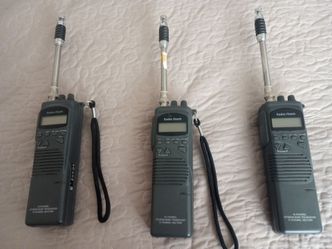 3 Radio Shack TRC-234 40-channel CB transceivers