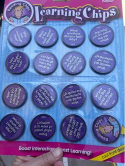 School Supply Questioning Chips