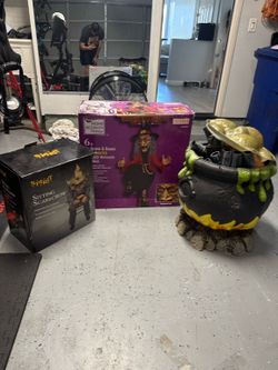 Halloween Decoration Bundle – Animatronics & Cauldron Prop