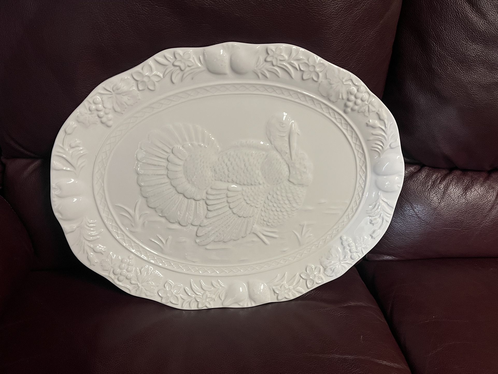 Ceramic Turkey Plate