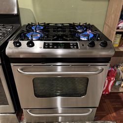 Estufa GE Stainless Steel  4 Quemadores