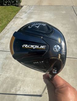 Used Callaway Rogue ST Triple Diamond Driver 9 Degrees Stiff w/ Headcover