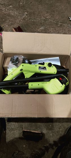 Brand new 20 volt weed eater with two batteries fast charger all the hardware batteries charged up ready to go $60