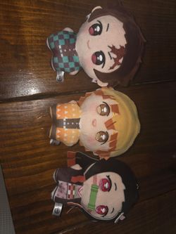 Demon Slayer Plush Key Chains 5" NEW