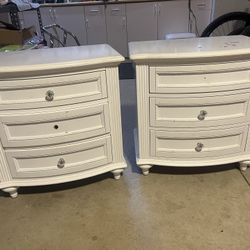 2 Nightstands End Tables 