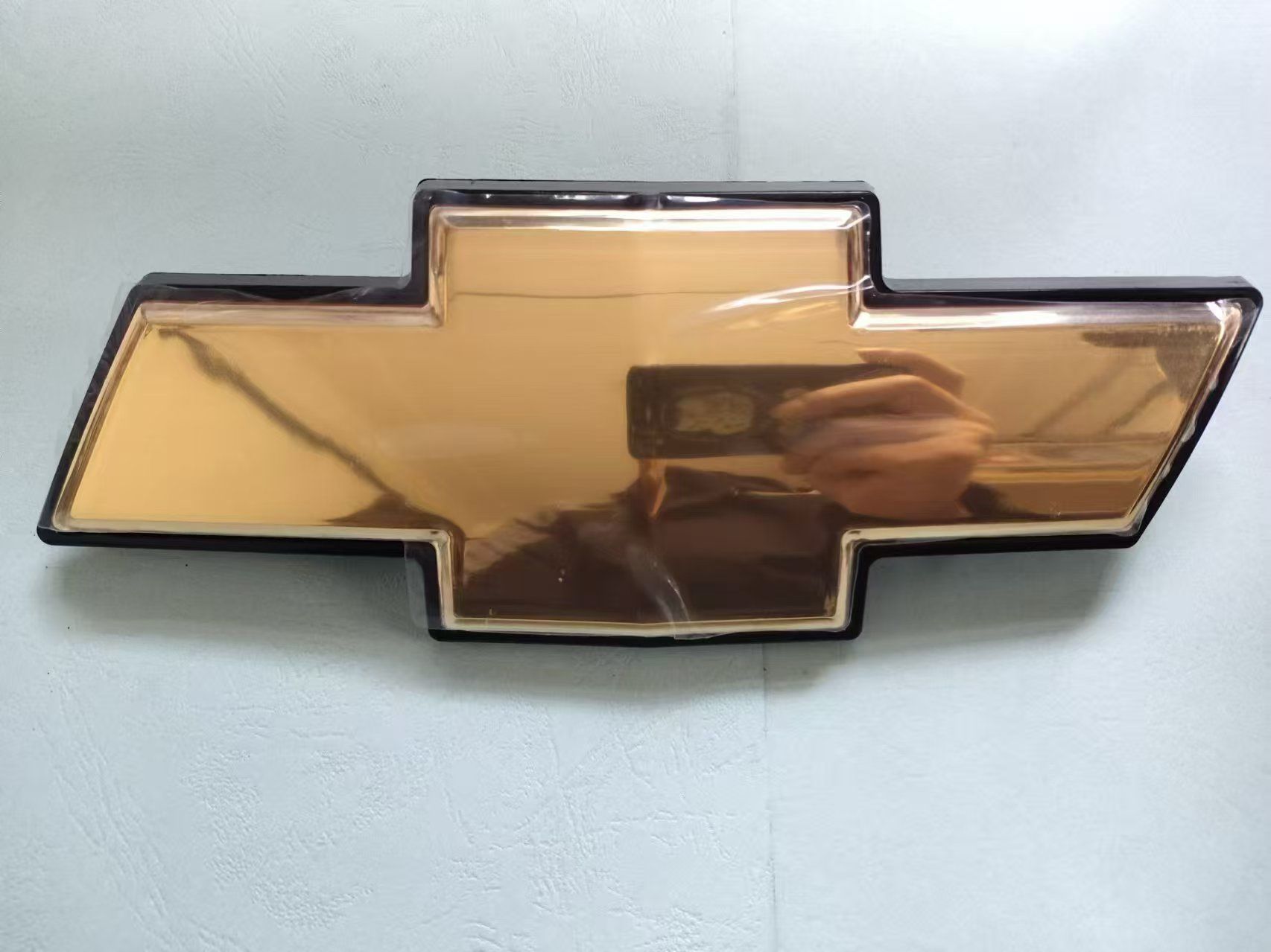 Front Grille Emblem Gold Bow Tie Chevrolet Avalanche Tahoe Suburban Chevy 9inch.