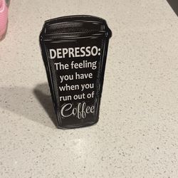 Depresso Funny Espresso Display Sign