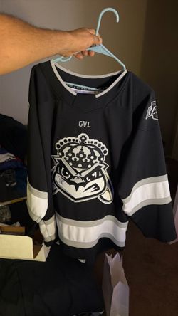 Swamp Rabbits Jersey - Rabbit King (L) signed.  LA Kings / Ontario Reign