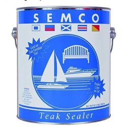 4 Gallons Semco Teak Sealer, Goldtone