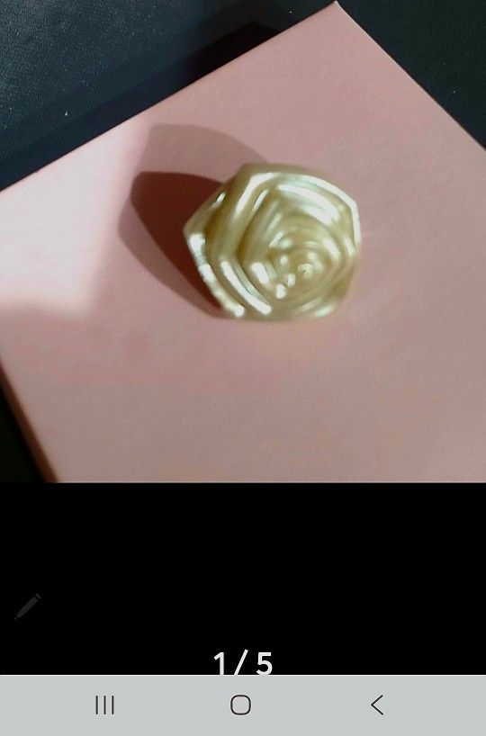 ROSE FLORAL PEARL ACCESSORY BROOCH